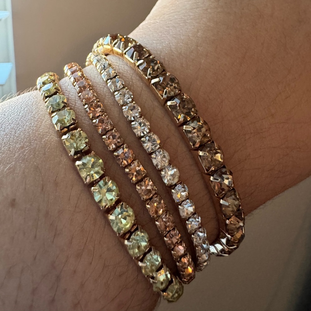 Elegant Gold and Silver Women's Bracelet Set